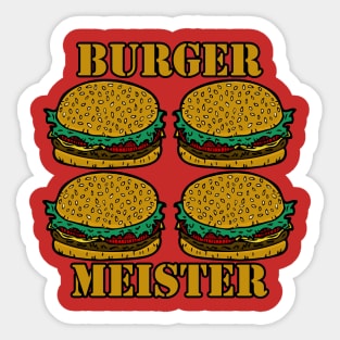 Burger Meister Sticker